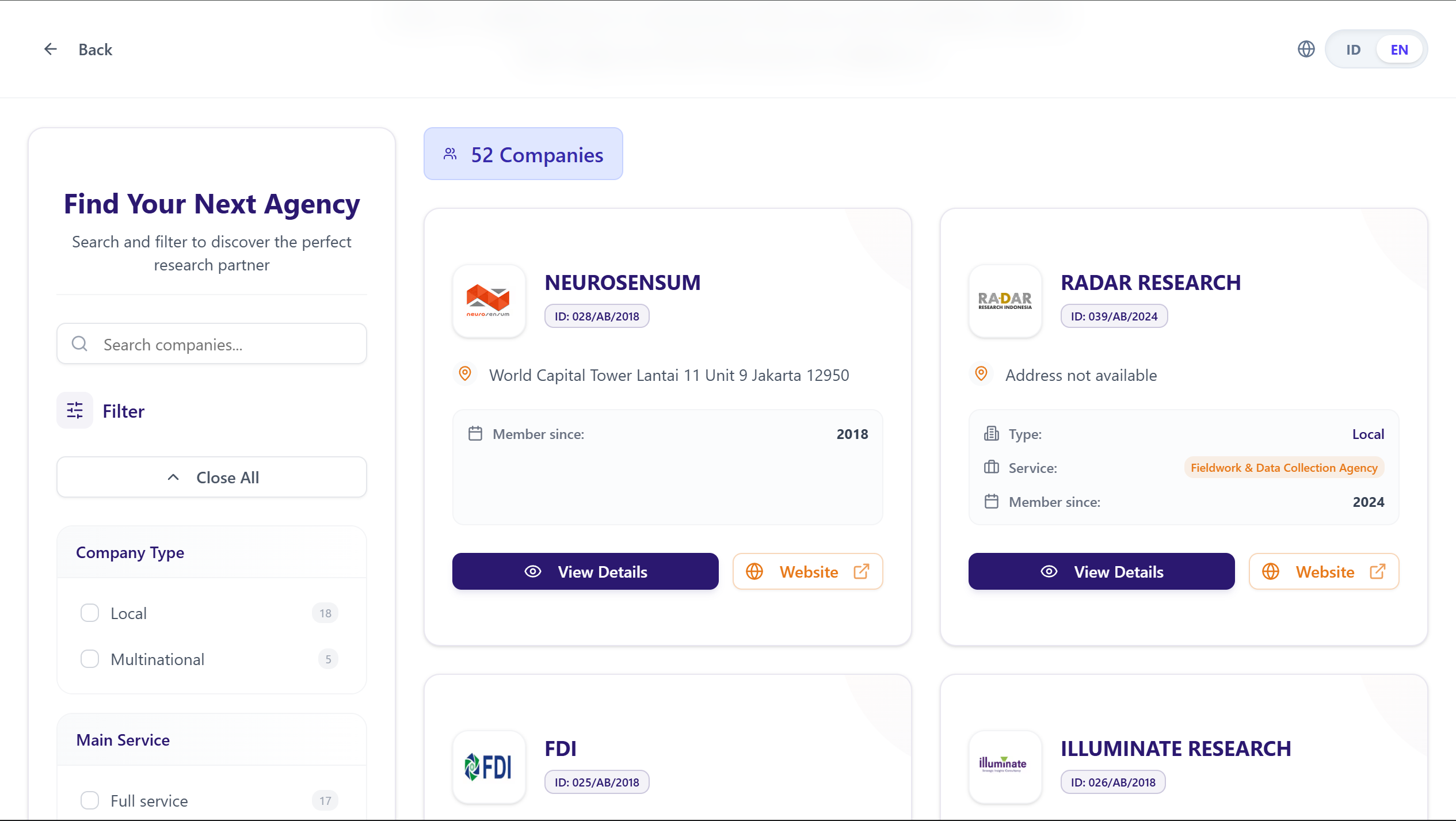 Tampilan Acak Pertama